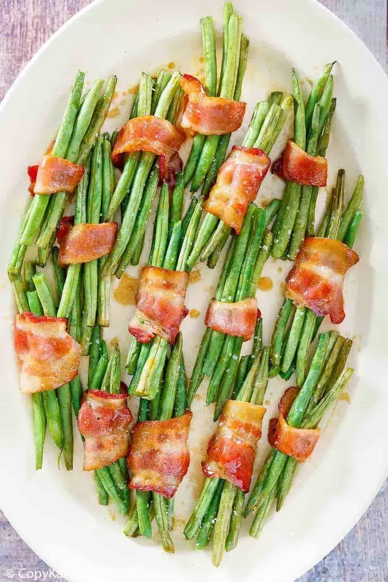 Bacon Wrapped Green Bean Bundles
