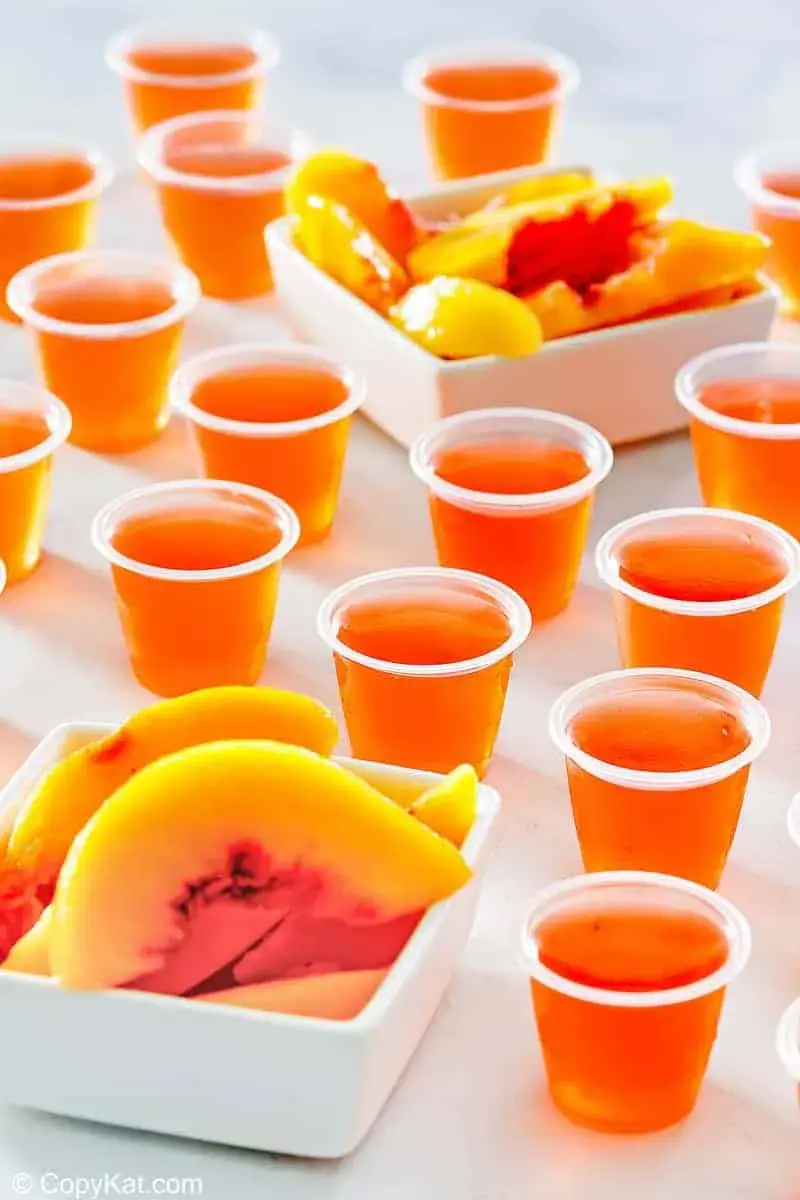 Peach Jello Shots