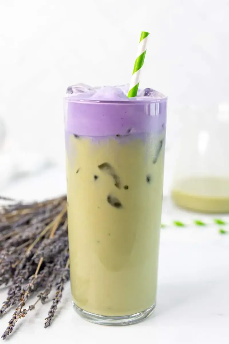 Starbucks Iced Lavender Cream Oatmilk Matcha (Copycat)